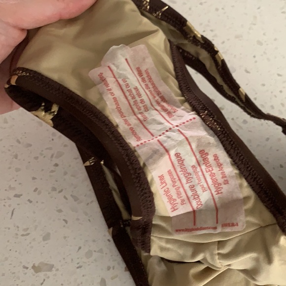 NWOT VICTORIA’S SECRET Brown And Gold Bird Print Padded Bikini - Picture 10 of 14